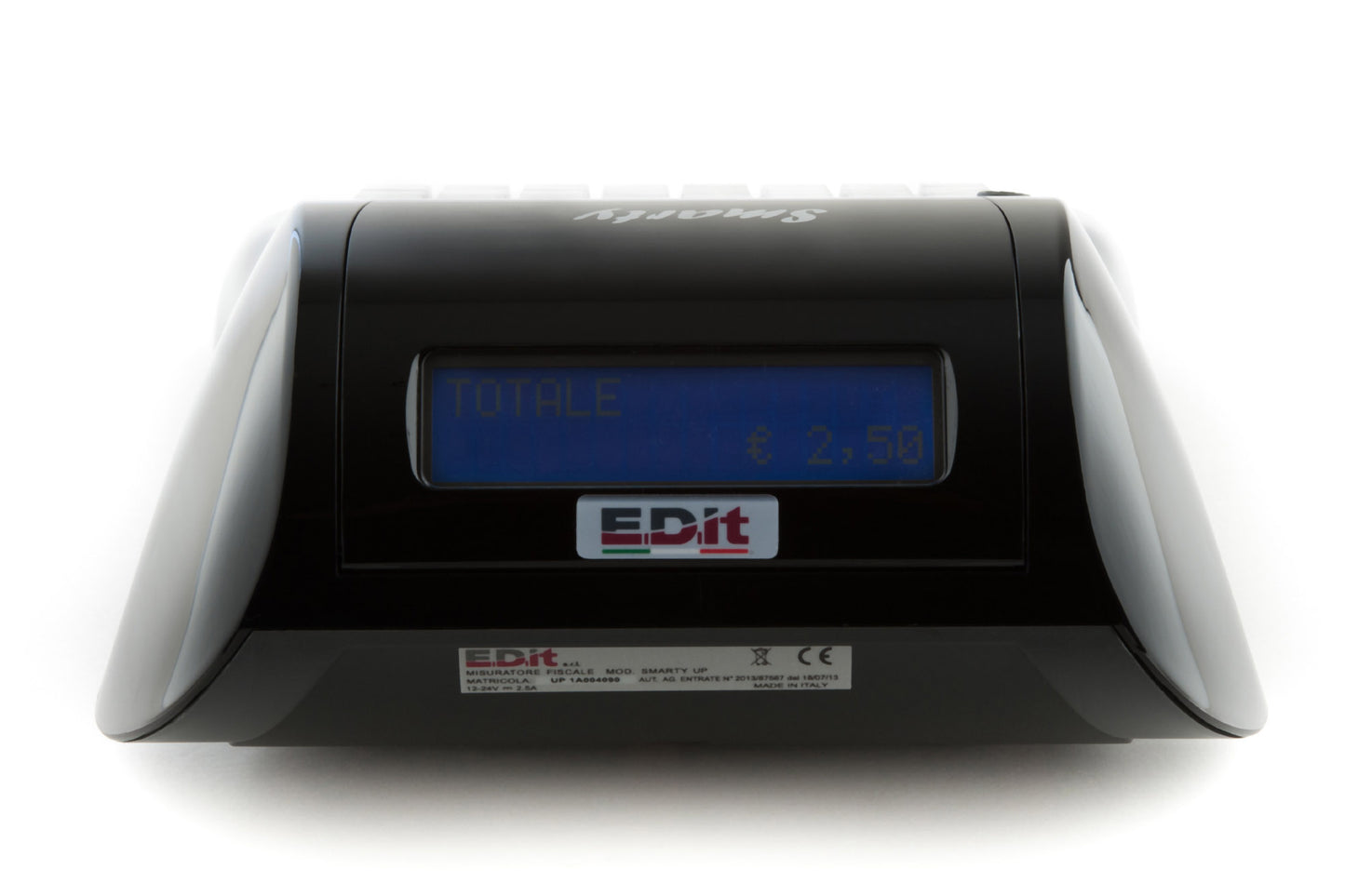 Retro del registratore Smarty Plus di colore Nero con display