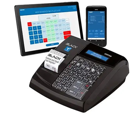 BIG PLUS N RT collegato a tablet e smartphone per la gestione delle vendite e del punto cassa