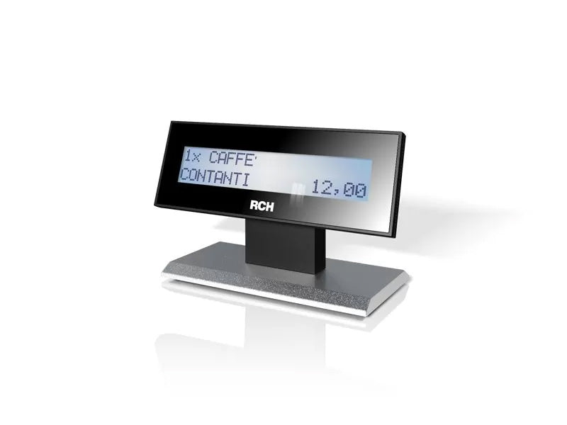 Display cliente RCH per scontrino elettronico con importo