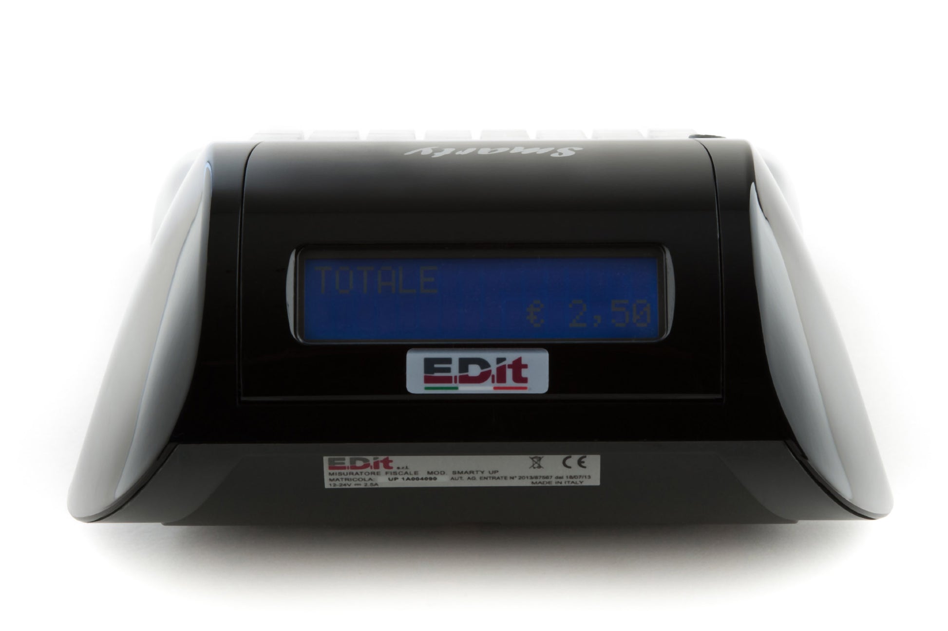 Retro del registratore Smarty Plus di colore Nero con display