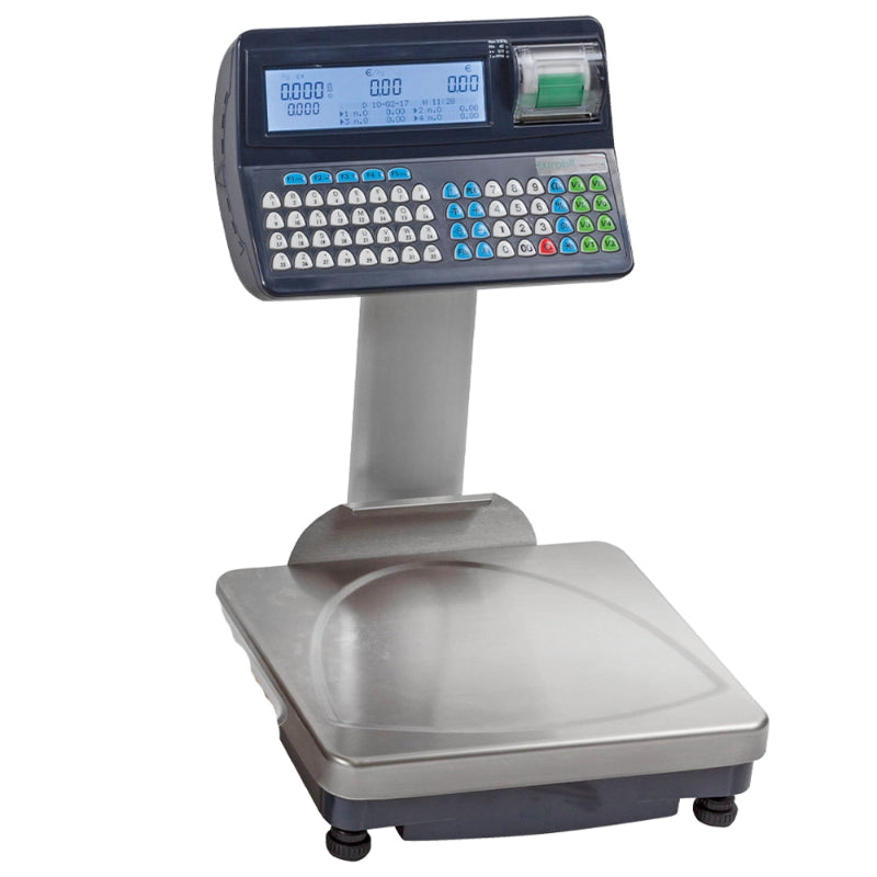 Bilancia Alex Alta lato operatore con display sollevato