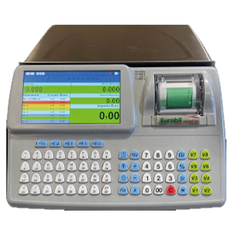 Bilancia elettronica Eurobil Alex Color Extra Bassa con display integrato frontale