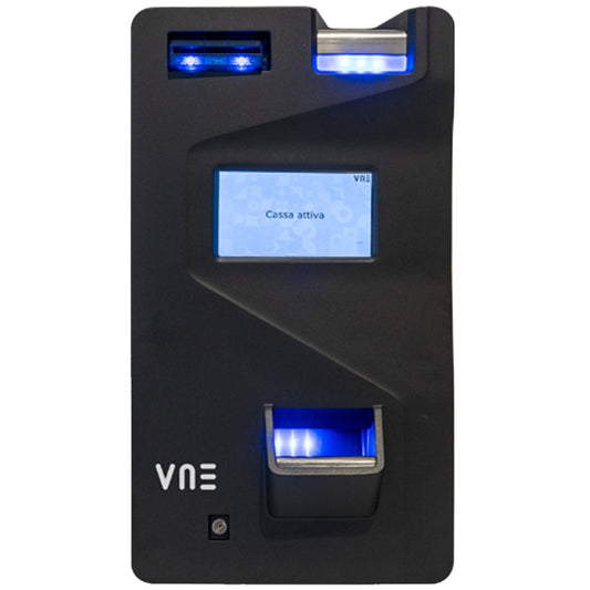 Vista frontale del sistema di gestione contante Virtuo di VNE